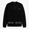 Cardigan bărbătesc cu bordură Laurel Wreath Cardigan bărbătesc cu bordură Laurel Wreath