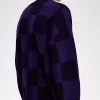 Cardigan bărbătesc cu model în carouri Cardigan bărbătesc cu model în carouri