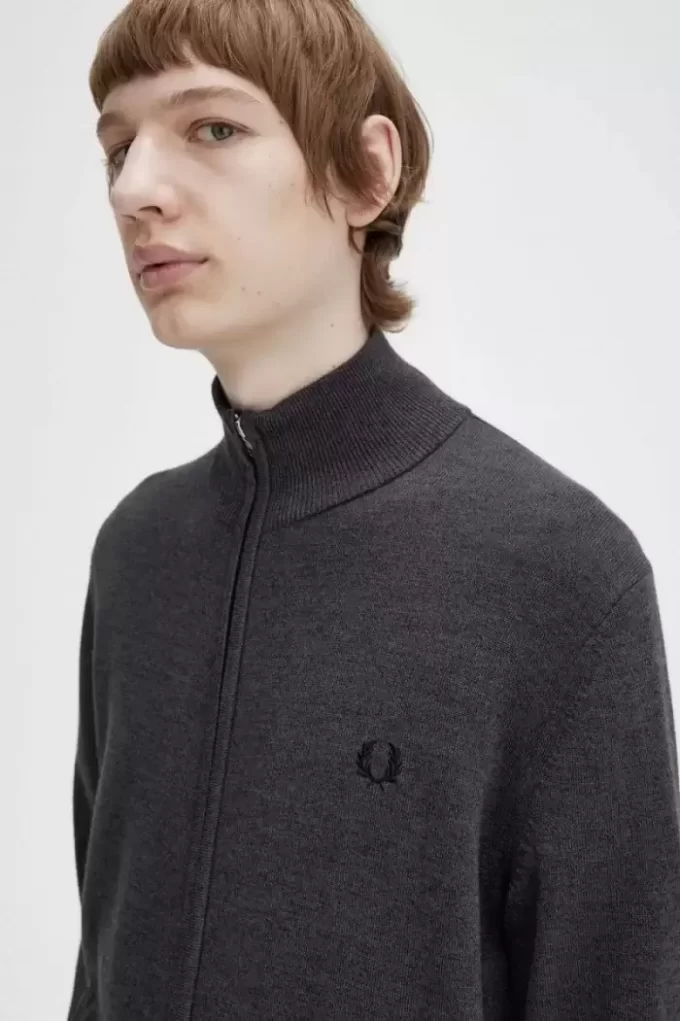 Cardigan clasic cu fermoar pentru bărbați Cardigan clasic cu fermoar pentru bărbați