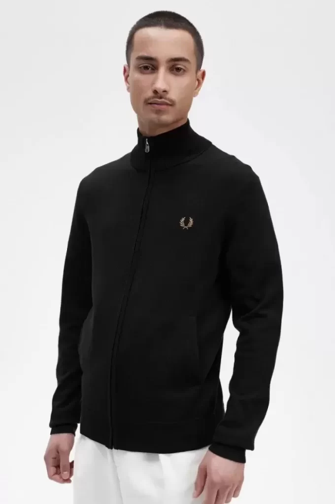 Cardigan clasic cu fermoar pentru bărbați Cardigan clasic cu fermoar pentru bărbați