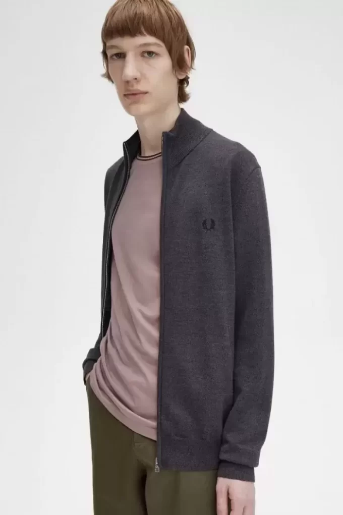 Cardigan clasic cu fermoar pentru bărbați Cardigan clasic cu fermoar pentru bărbați