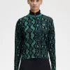 Cardigan cu imprimeu de șarpe pentru femei Cardigan cu imprimeu de șarpe pentru femei