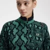 Cardigan cu imprimeu de șarpe pentru femei Cardigan cu imprimeu de șarpe pentru femei