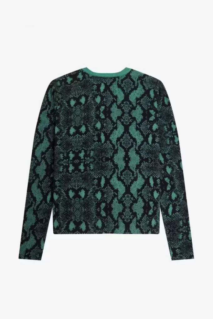 Cardigan cu imprimeu de șarpe pentru femei Cardigan cu imprimeu de șarpe pentru femei