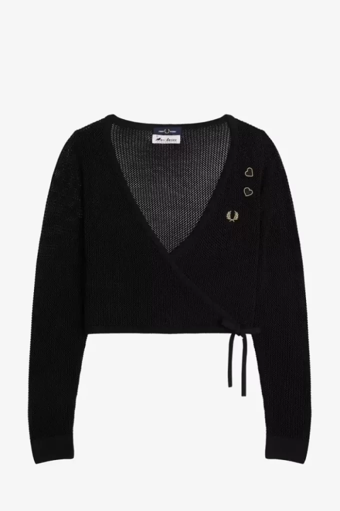 Cardigan de damă cu model tricotat deschis Cardigan de damă cu model tricotat deschis