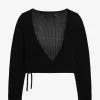 Cardigan de damă cu model tricotat deschis Cardigan de damă cu model tricotat deschis