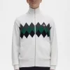 Cardigan Diamond Intarsia pentru bărbați Cardigan Diamond Intarsia pentru bărbați