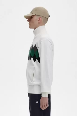 Cardigan Diamond Intarsia pentru bărbați