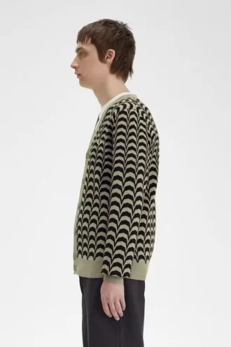 Cardigan Jacquard pentru bărbați