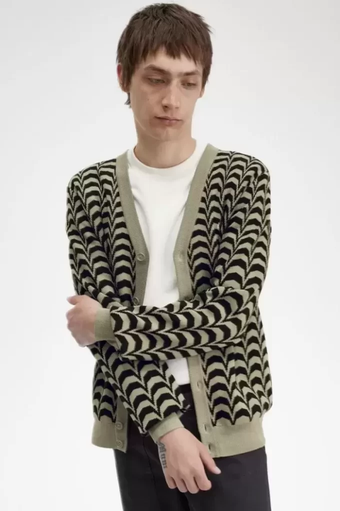 Cardigan Jacquard pentru bărbați Cardigan Jacquard pentru bărbați