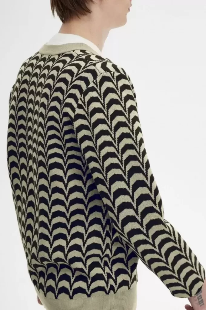 Cardigan Jacquard pentru bărbați Cardigan Jacquard pentru bărbați