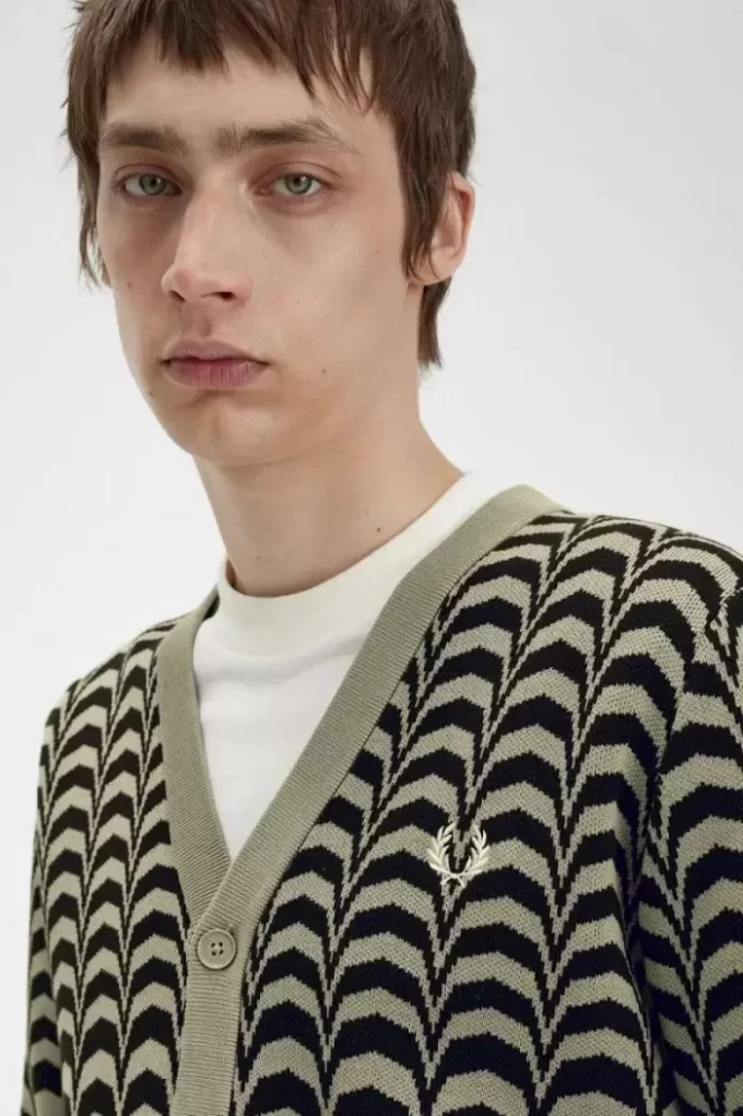 Cardigan Jacquard pentru bărbați Cardigan Jacquard pentru bărbați