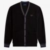 Cardigan texturat cu vârf piqué Cardigan texturat cu vârf piqué