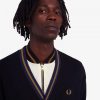Cardigan texturat cu vârf piqué Cardigan texturat cu vârf piqué