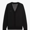Cardigan transparent cu decolteu în V pentru femei Cardigan transparent cu decolteu în V pentru femei