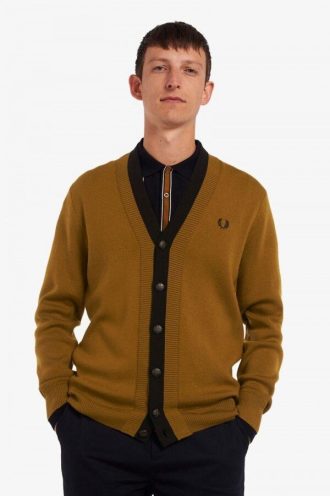 Cardigan tricotat cu două fețe