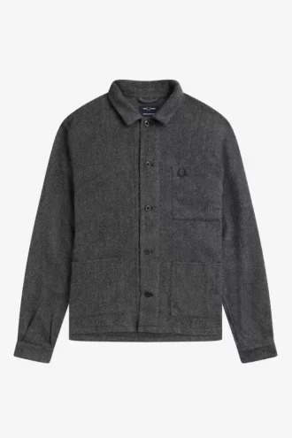 Cămașă bărbătească cu imprimeu herringbone