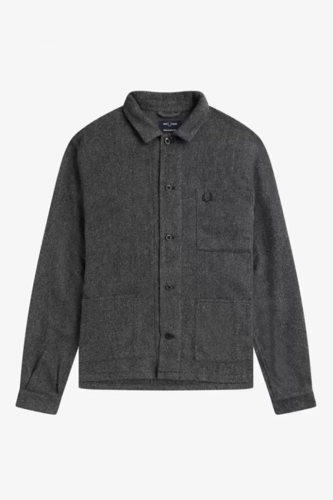 Cămașă bărbătească cu imprimeu herringbone Cămașă bărbătească cu imprimeu herringbone