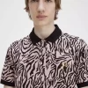 Cămașă bărbătească cu imprimeu zebră Cămașă bărbătească cu imprimeu zebră