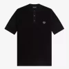 Cămașă bărbătească Henley cu cusătură Waffle Cămașă bărbătească Henley cu cusătură Waffle