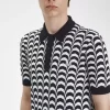 Cămașă bărbătească tricotată cu jacquard Cămașă bărbătească tricotată cu jacquard