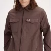 Cămașă cu fermoar Fred Perry pentru bărbați Cămașă cu fermoar Fred Perry pentru bărbați