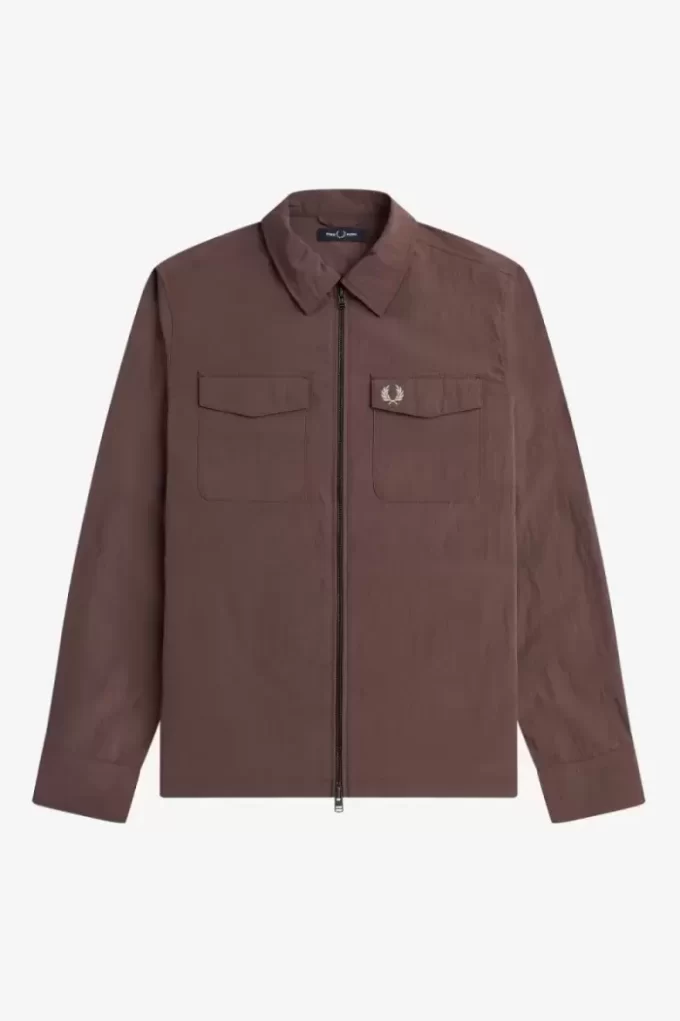 Cămașă cu fermoar Fred Perry pentru bărbați Cămașă cu fermoar Fred Perry pentru bărbați