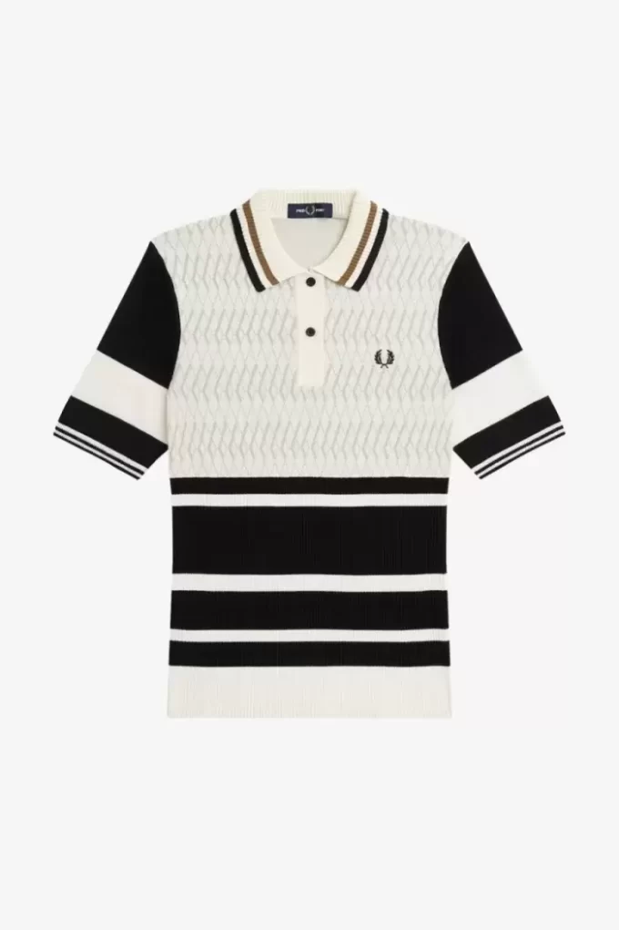 Cămașă de damă tricotată cu jacquard Cămașă de damă tricotată cu jacquard