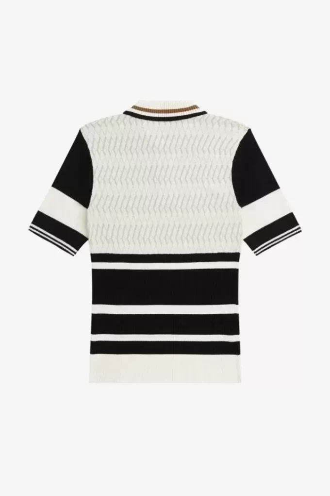 Cămașă de damă tricotată cu jacquard Cămașă de damă tricotată cu jacquard