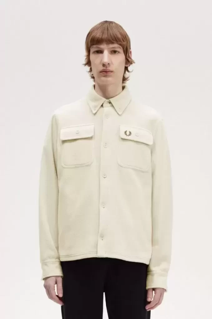 Cămașă Fred Perry Fleece pentru bărbați Cămașă Fred Perry Fleece pentru bărbați
