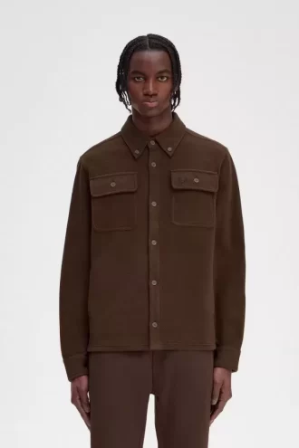 Cămașă Fred Perry Fleece pentru bărbați
