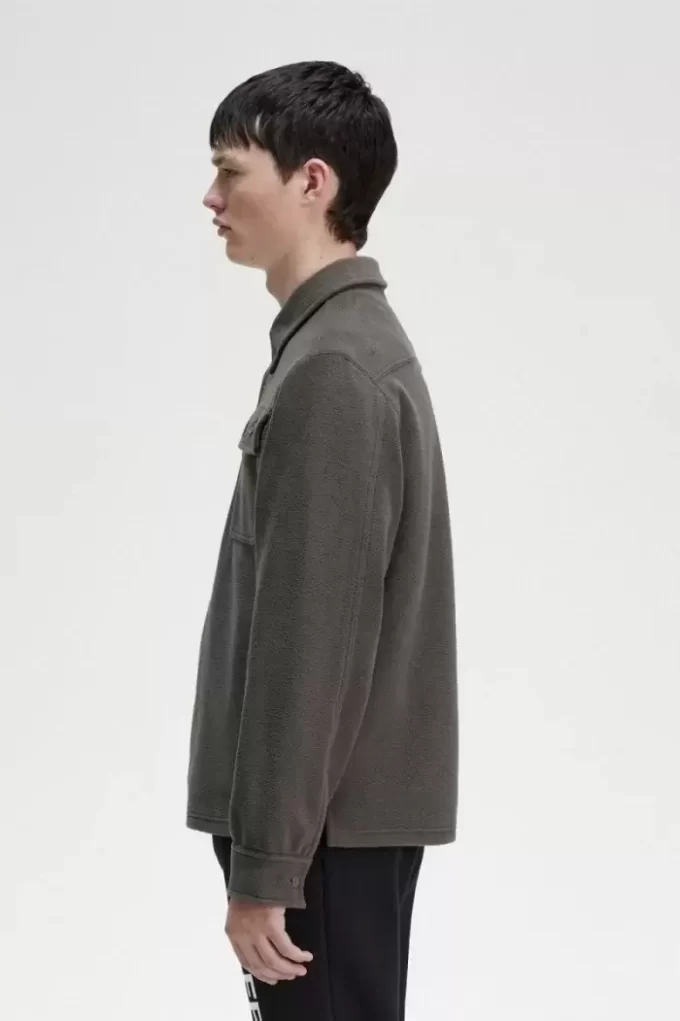 Cămașă Fred Perry Fleece pentru bărbați Cămașă Fred Perry Fleece pentru bărbați