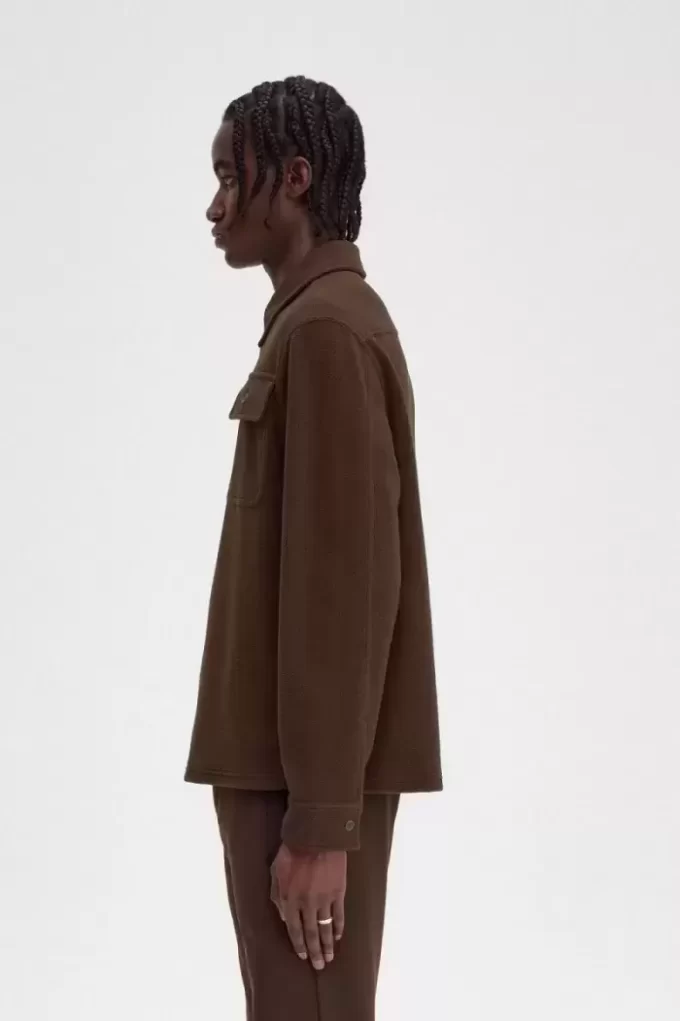 Cămașă Fred Perry Fleece pentru bărbați Cămașă Fred Perry Fleece pentru bărbați