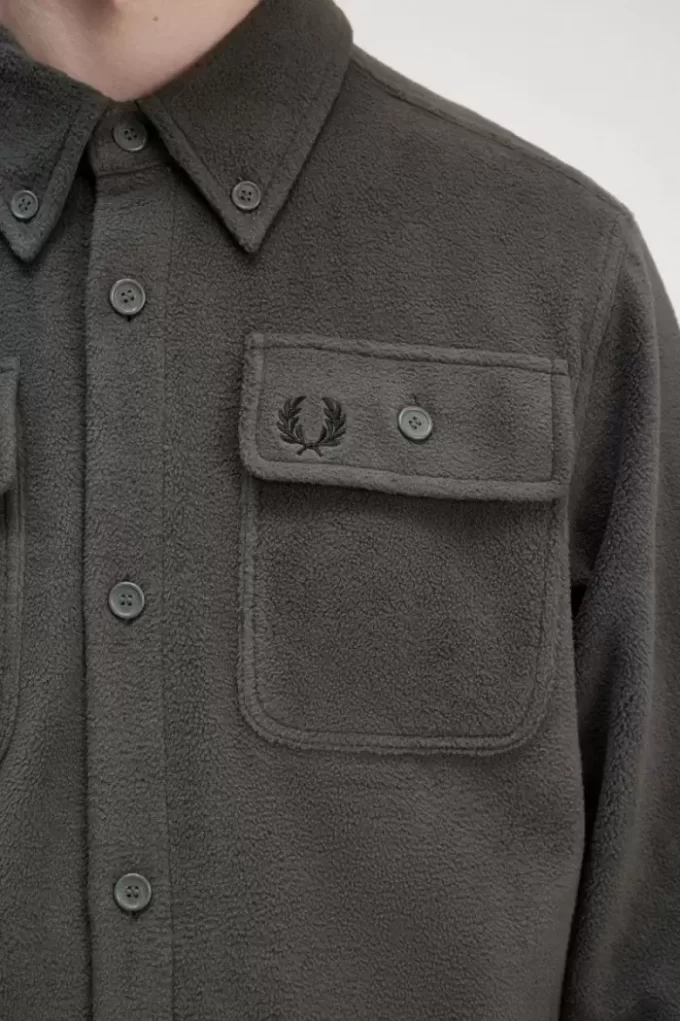 Cămașă Fred Perry Fleece pentru bărbați Cămașă Fred Perry Fleece pentru bărbați