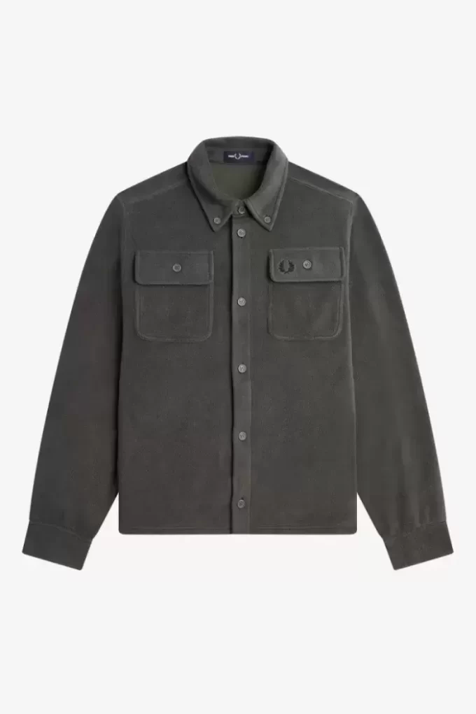 Cămașă Fred Perry Fleece pentru bărbați Cămașă Fred Perry Fleece pentru bărbați