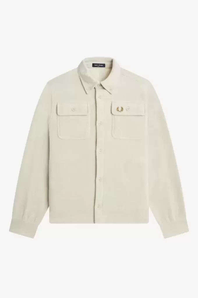 Cămașă Fred Perry Fleece pentru bărbați Cămașă Fred Perry Fleece pentru bărbați