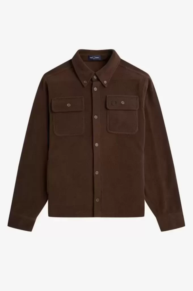 Cămașă Fred Perry Fleece pentru bărbați Cămașă Fred Perry Fleece pentru bărbați