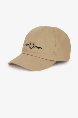 Șepci bărbătești din twill cu logo grafic