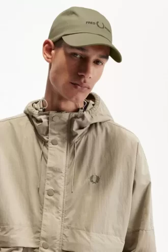 Șepci bărbătești din twill cu logo grafic