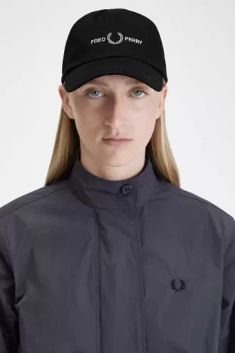 Șepci bărbătești din twill cu logo grafic