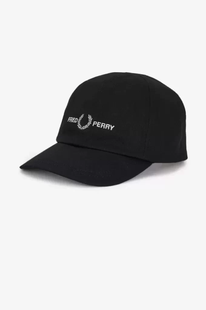 Șepci bărbătești din twill cu logo grafic Șepci bărbătești din twill cu logo grafic
