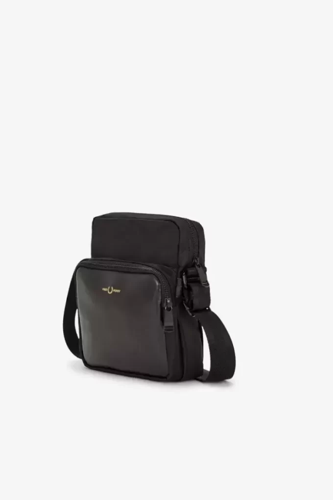 Genți laterale pentru bărbați din piele twill din nailon Genți laterale pentru bărbați din piele twill din nailon