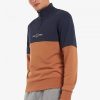 Hanorace cu fermoar pe jumătate și blocuri de culoare Hanorace cu fermoar pe jumătate și blocuri de culoare