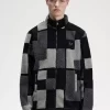 Hanorace Pixel Borg Fleece pentru bărbați