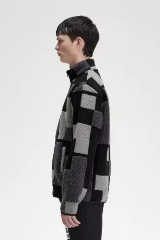 Hanorace Pixel Borg Fleece pentru bărbați