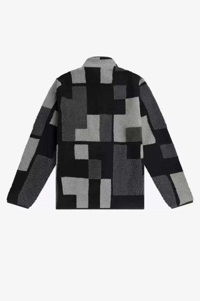 Hanorace Pixel Borg Fleece pentru bărbați