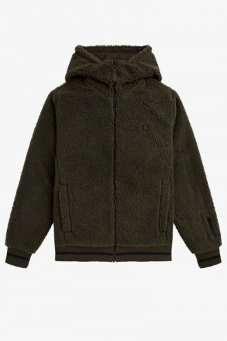 Jachete bomber din fleece Borg