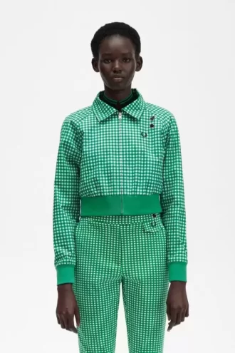 Jachete de damă cu broderie Gingham
