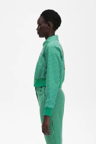 Jachete de damă cu broderie Gingham