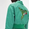 Jachete de damă cu broderie Gingham